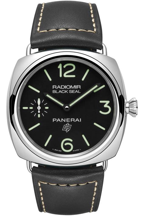 panerai radiomir black seal straps|Panerai radiomir black seal price.